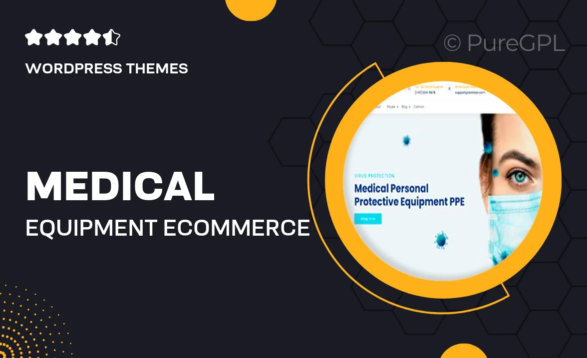 Medical Equipment – ​​eCommerce WordPress Theme