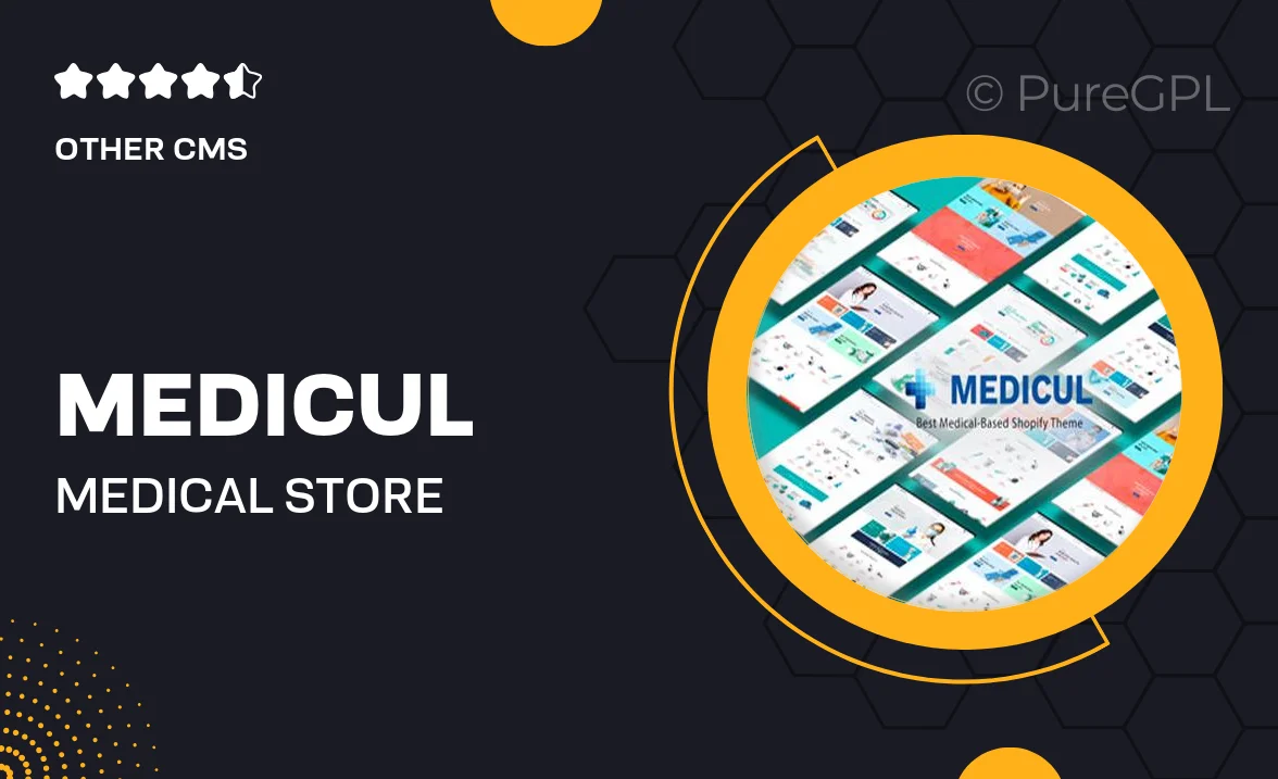 Medicul – Medical Store, Pharmacy Shopify Theme