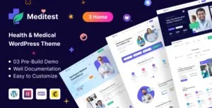Meditest – Health Medical & Hospital WordPress Theme
