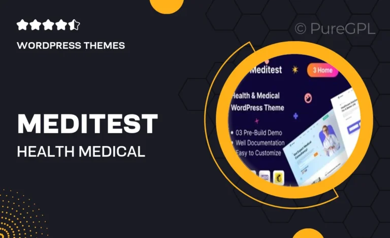 meditest health medical hospital wordpress theme