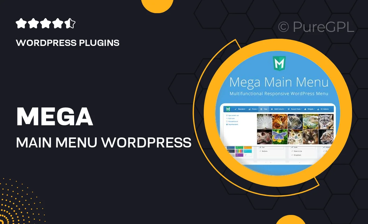 Mega Main Menu | WordPress Menu Plugin