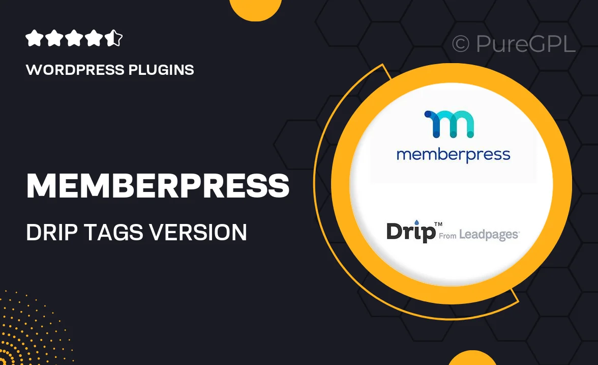 MemberPress Drip – Tags Version