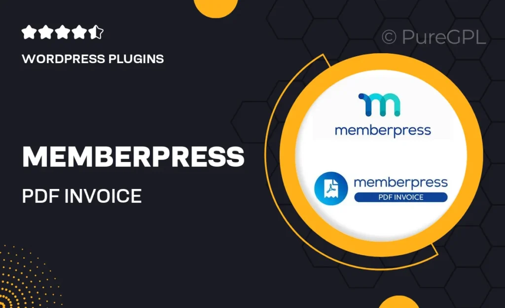 MemberPress PDF Invoice feature image