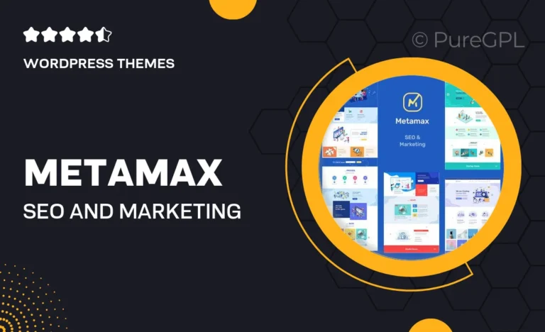 metamax seo and marketing wordpress theme