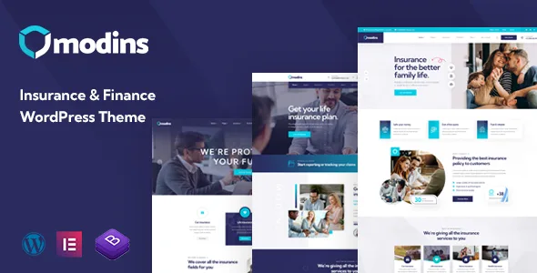 modins insurance finance wordpress theme 1