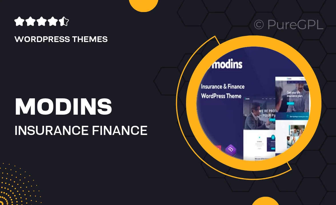 Modins – Insurance & Finance WordPress Theme