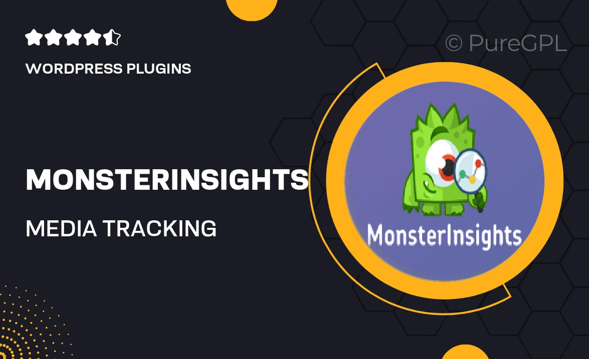 Monsterinsights | Media Tracking Addon