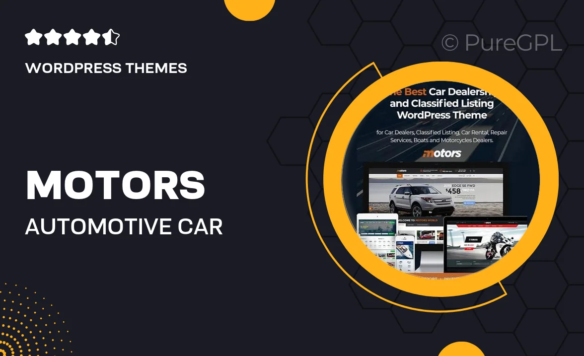 Motors – Automotive, Car Dealership, Car Rental, Auto, Classified Ads, Listing WordPress Theme