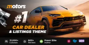 Motors – Car Dealer, Rental & Listing WordPress theme