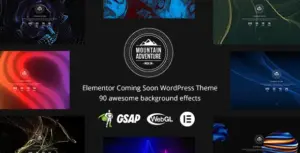 Mountain – Elementor Coming Soon WordPress Theme