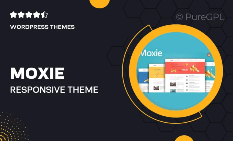 moxie responsive theme for wordpress