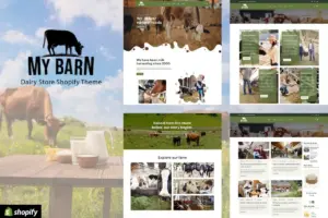 Mybarn – Organic Food, Milk Store Shopify Theme