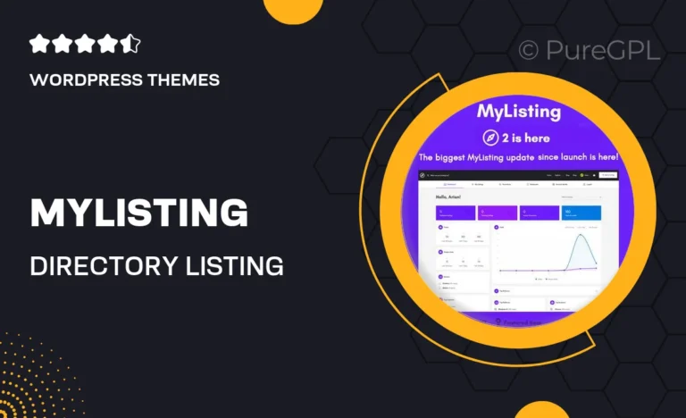 mylisting directory listing wordpress theme