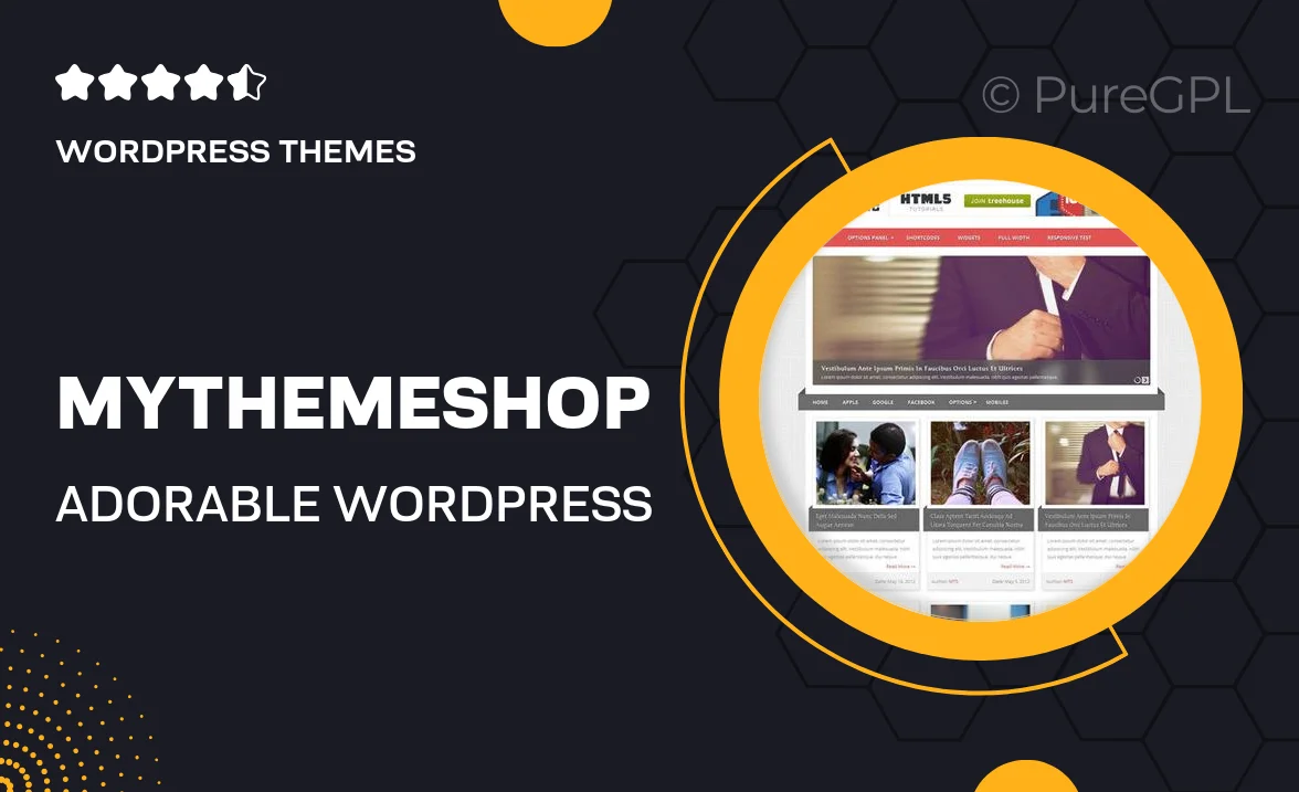 MyThemeShop Adorable WordPress Theme