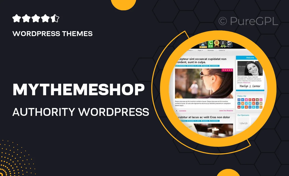 MyThemeShop Authority WordPress Theme