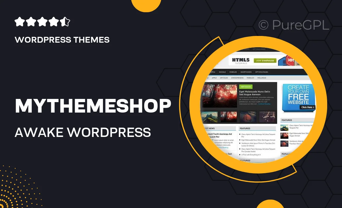 MyThemeShop Awake WordPress Theme