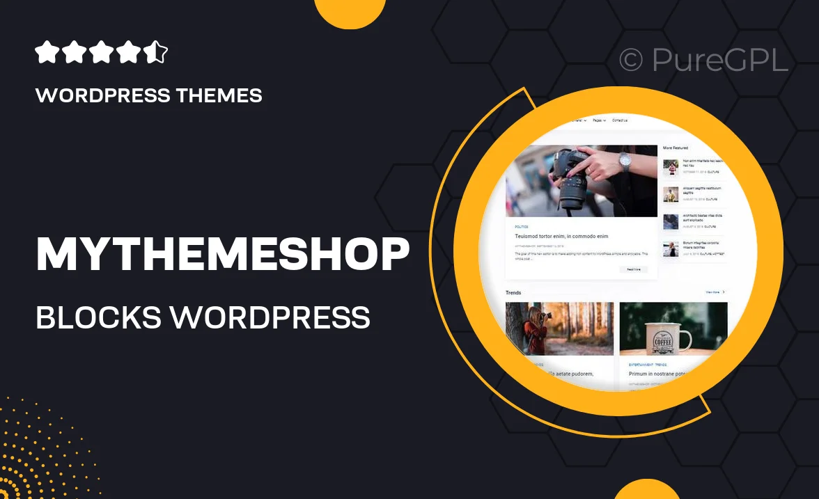 MyThemeShop Blocks WordPress Theme