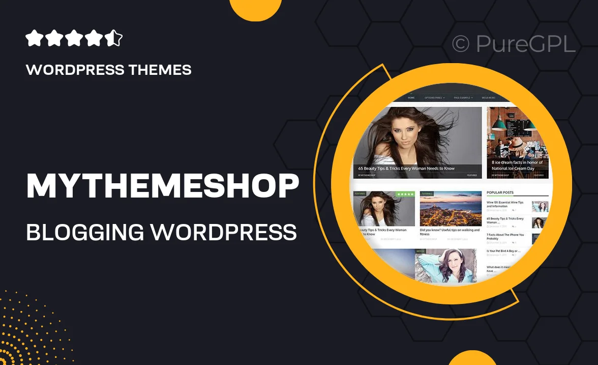 MyThemeShop Blogging WordPress Theme