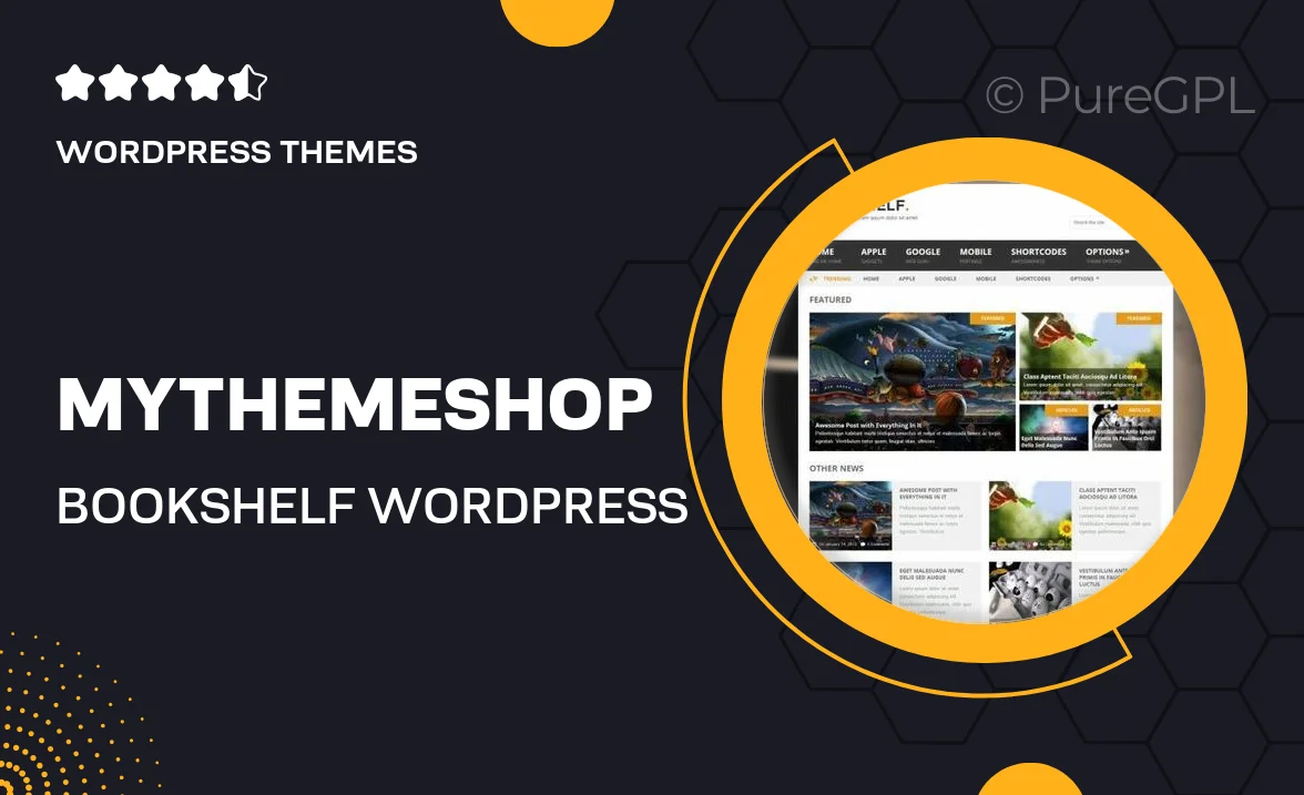 MyThemeShop Bookshelf WordPress Theme
