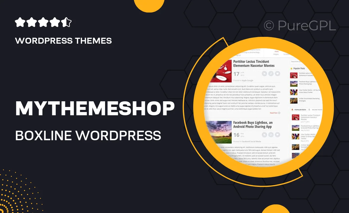 MyThemeShop Boxline WordPress Theme