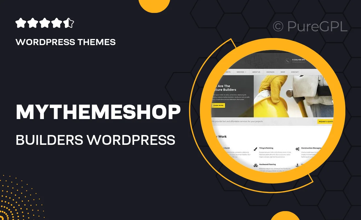 MyThemeShop Builders WordPress Theme