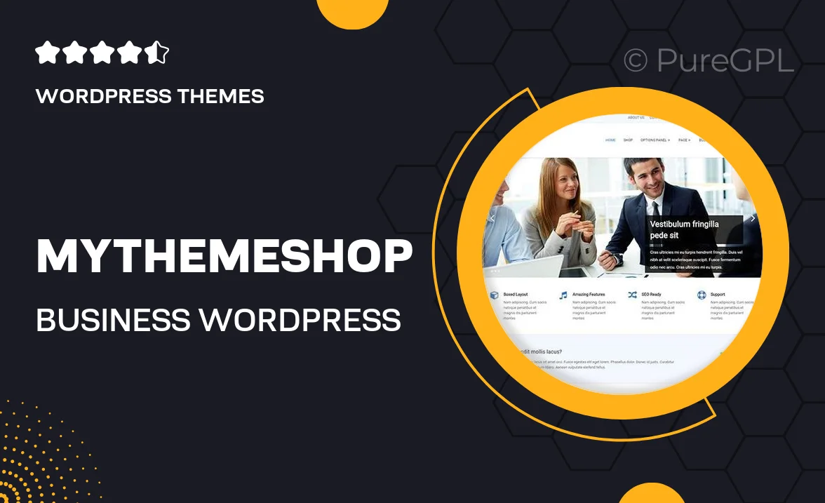 MyThemeShop Business WordPress Theme