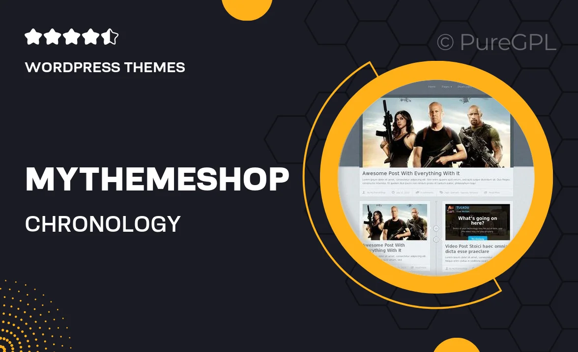 MyThemeShop Chronology WordPress Theme