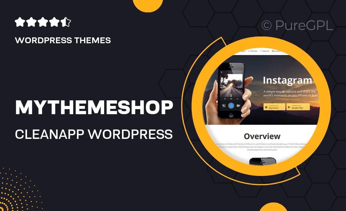 MyThemeShop Cleanapp WordPress Theme