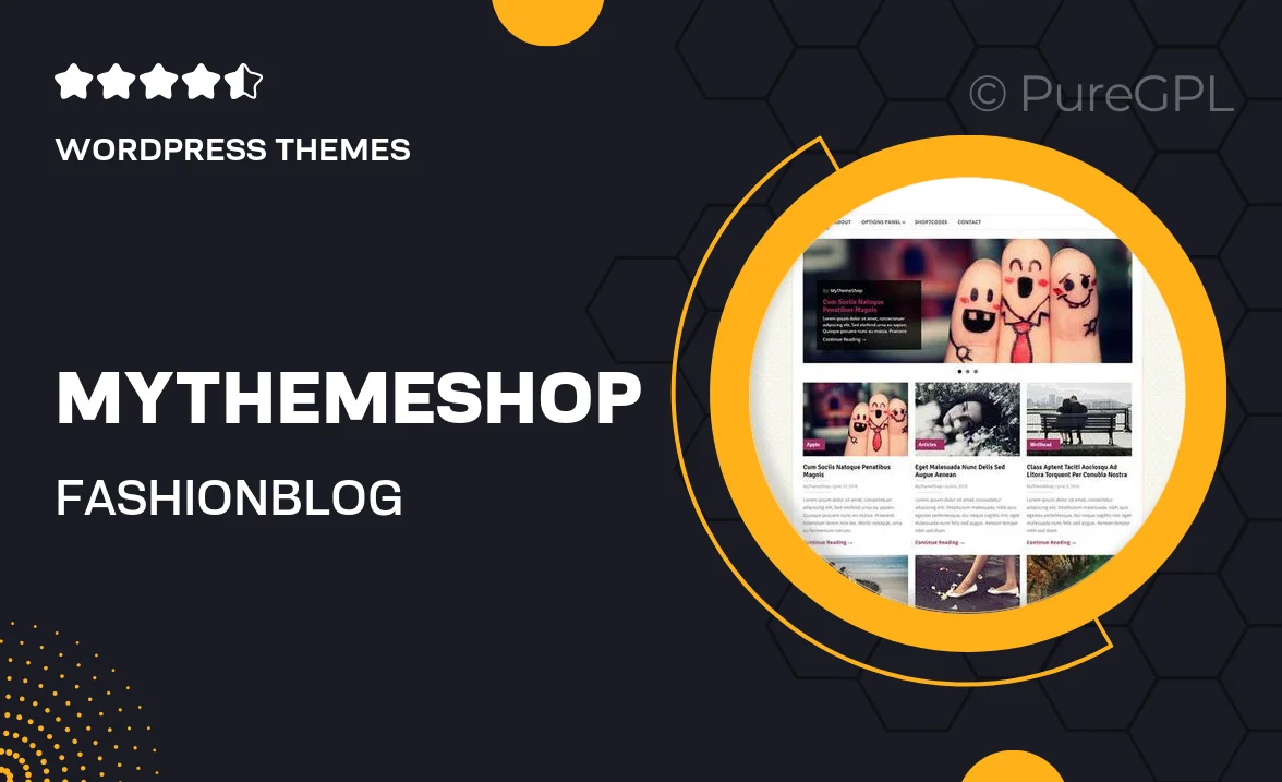 MyThemeShop Fashionblog WordPress Theme