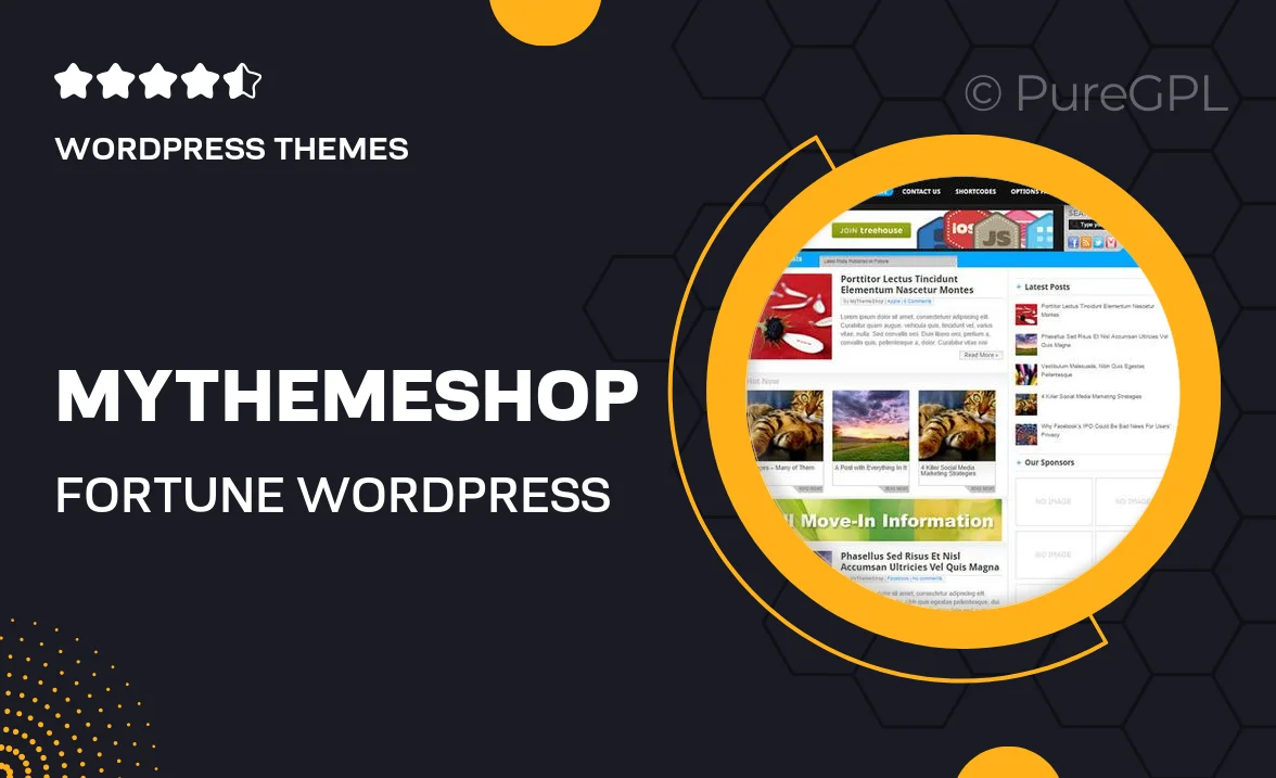 MyThemeShop Fortune WordPress Theme