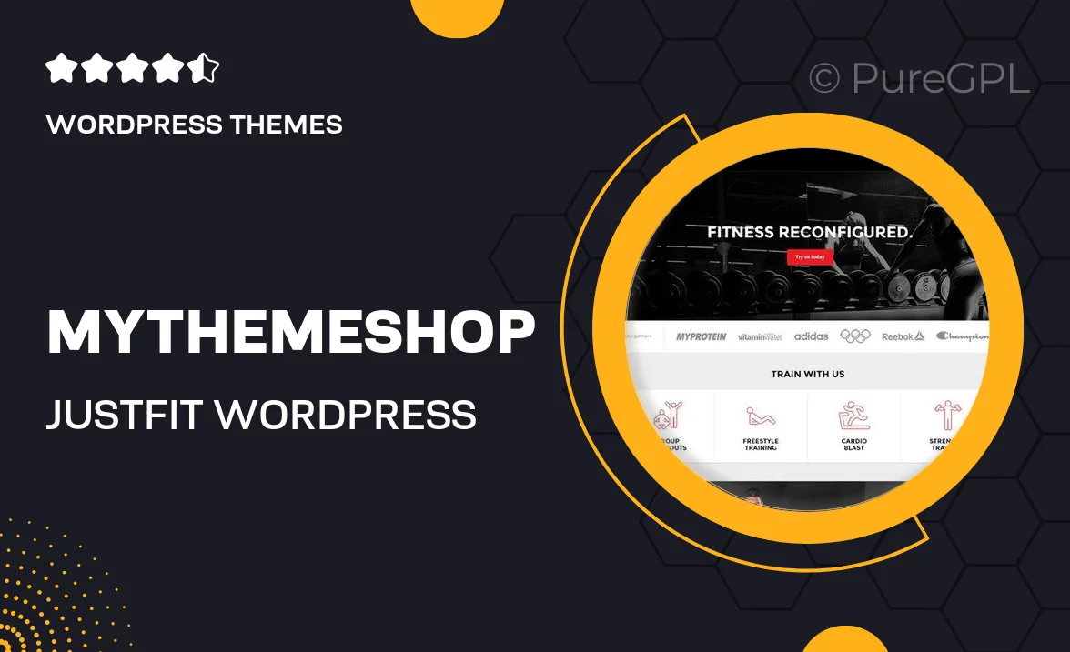 MyThemeShop JustFit WordPress Theme