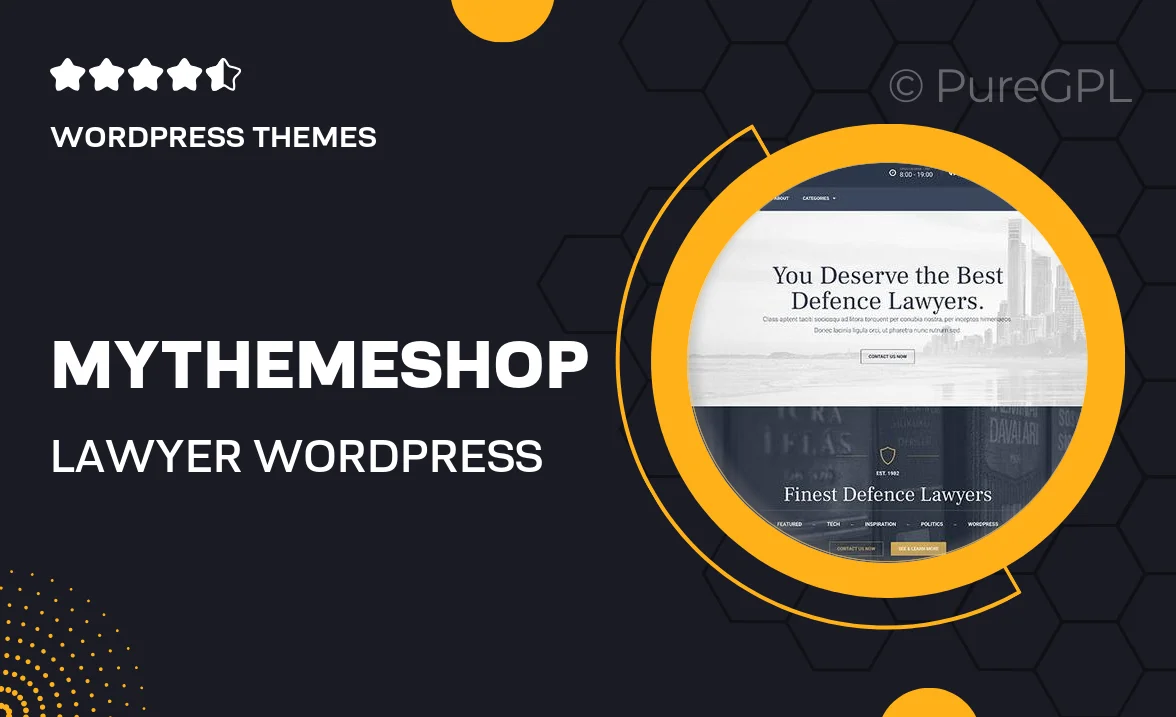 MyThemeShop Lawyer WordPress Theme