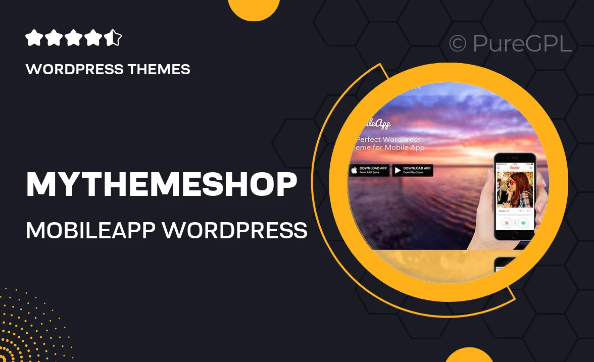 MyThemeShop Mobileapp WordPress Theme