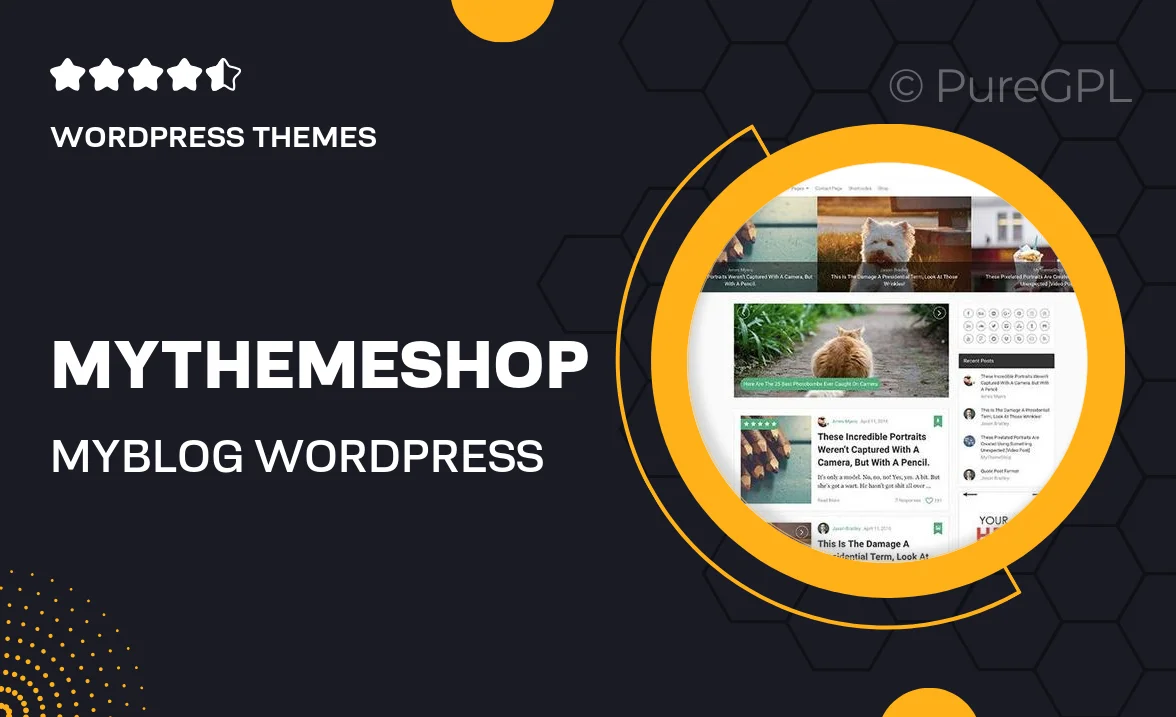 MyThemeShop MyBlog WordPress Theme