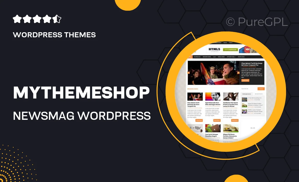 MyThemeShop Newsmag WordPress Theme