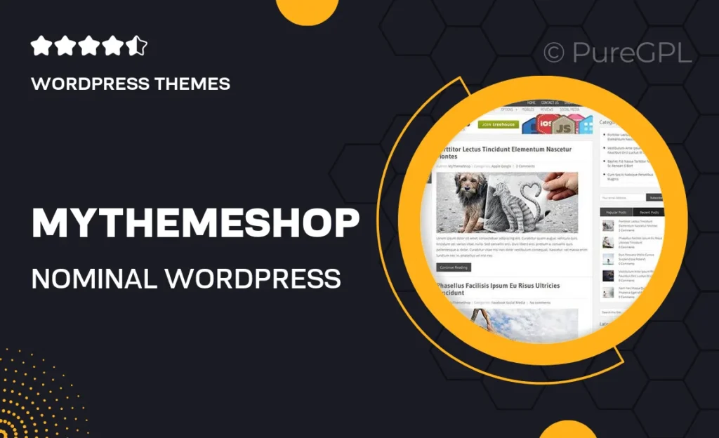 MyThemeShop Nominal WordPress Theme 50 MyThemeShop Nominal WordPress Theme