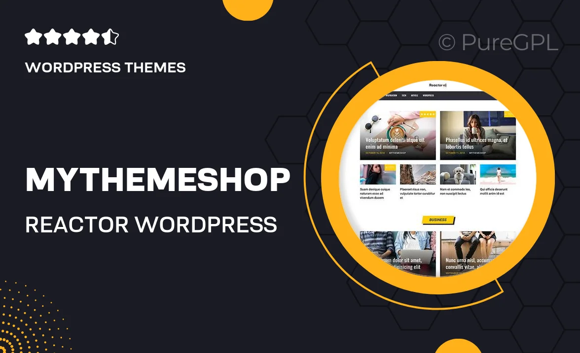 MyThemeShop Reactor WordPress Theme