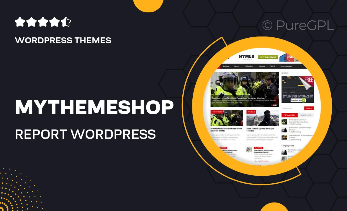 MyThemeShop Report WordPress Theme