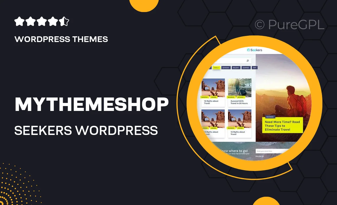 MyThemeShop Seekers WordPress Theme