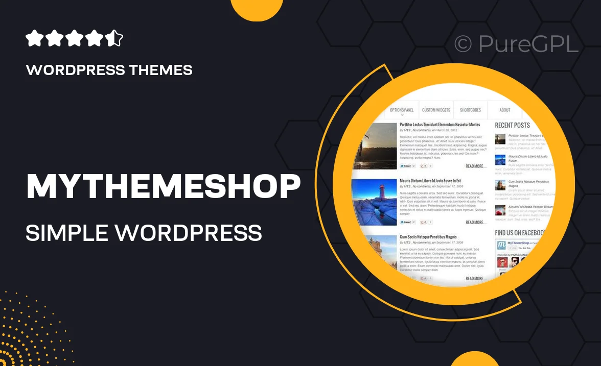 MyThemeShop Simple WordPress Theme