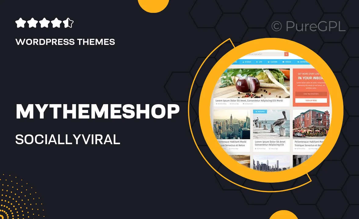 MyThemeShop SociallyViral WordPress Theme