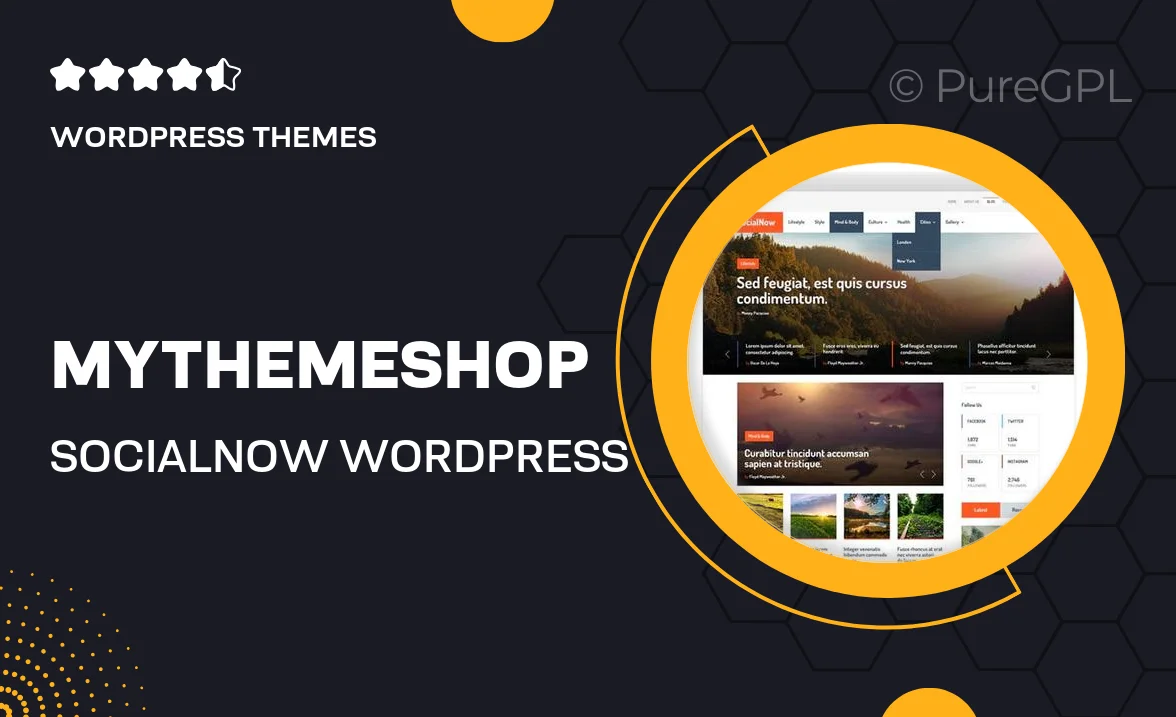 MyThemeShop SocialNow WordPress Theme