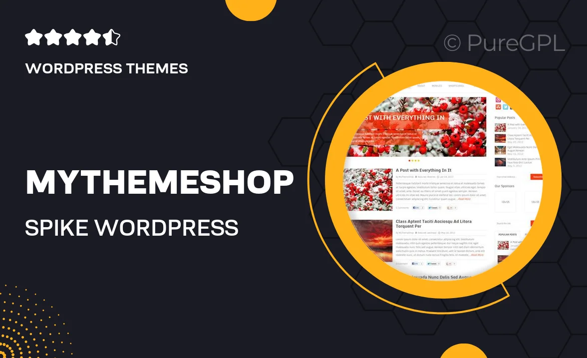 MyThemeShop Spike WordPress Theme