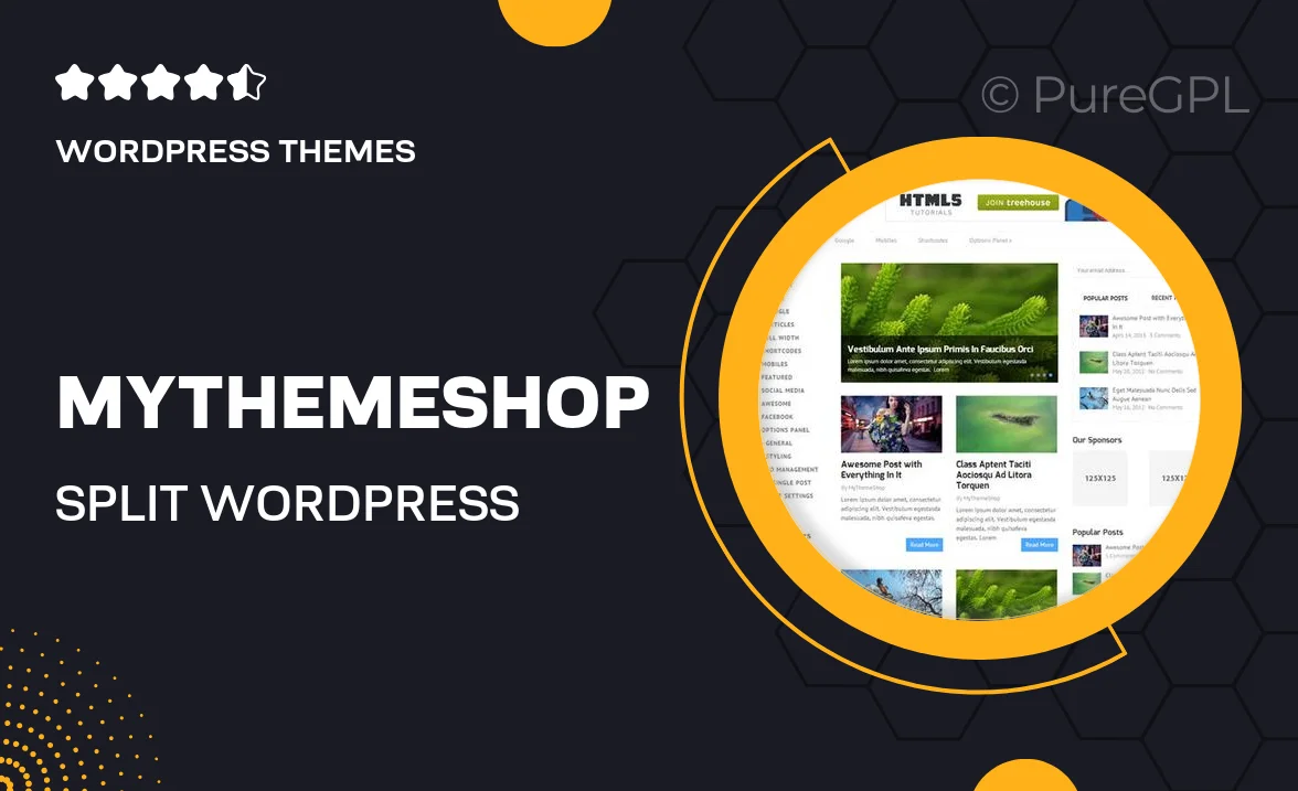 MyThemeShop Split WordPress Theme
