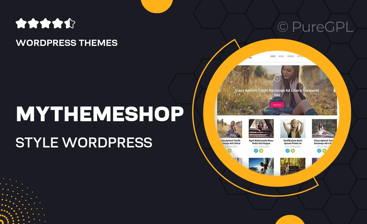 MyThemeShop Style WordPress Theme