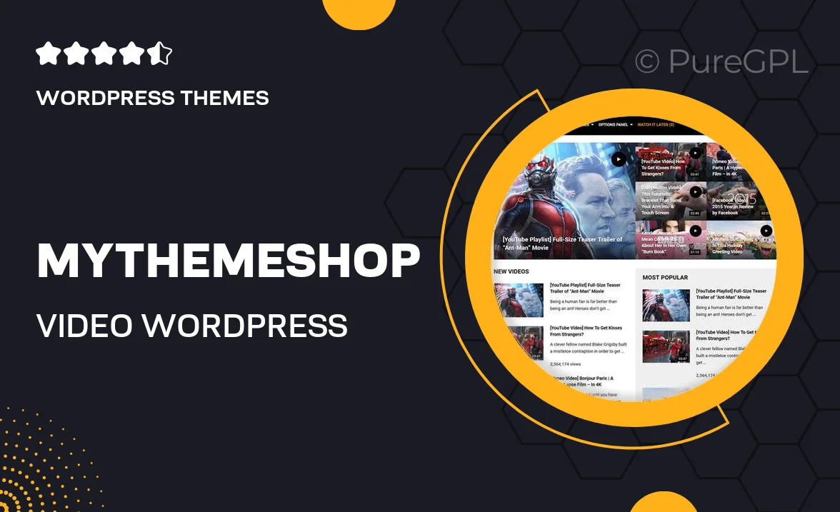 MyThemeShop Video WordPress Theme