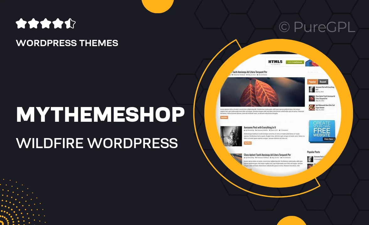 MyThemeShop Wildfire WordPress Theme