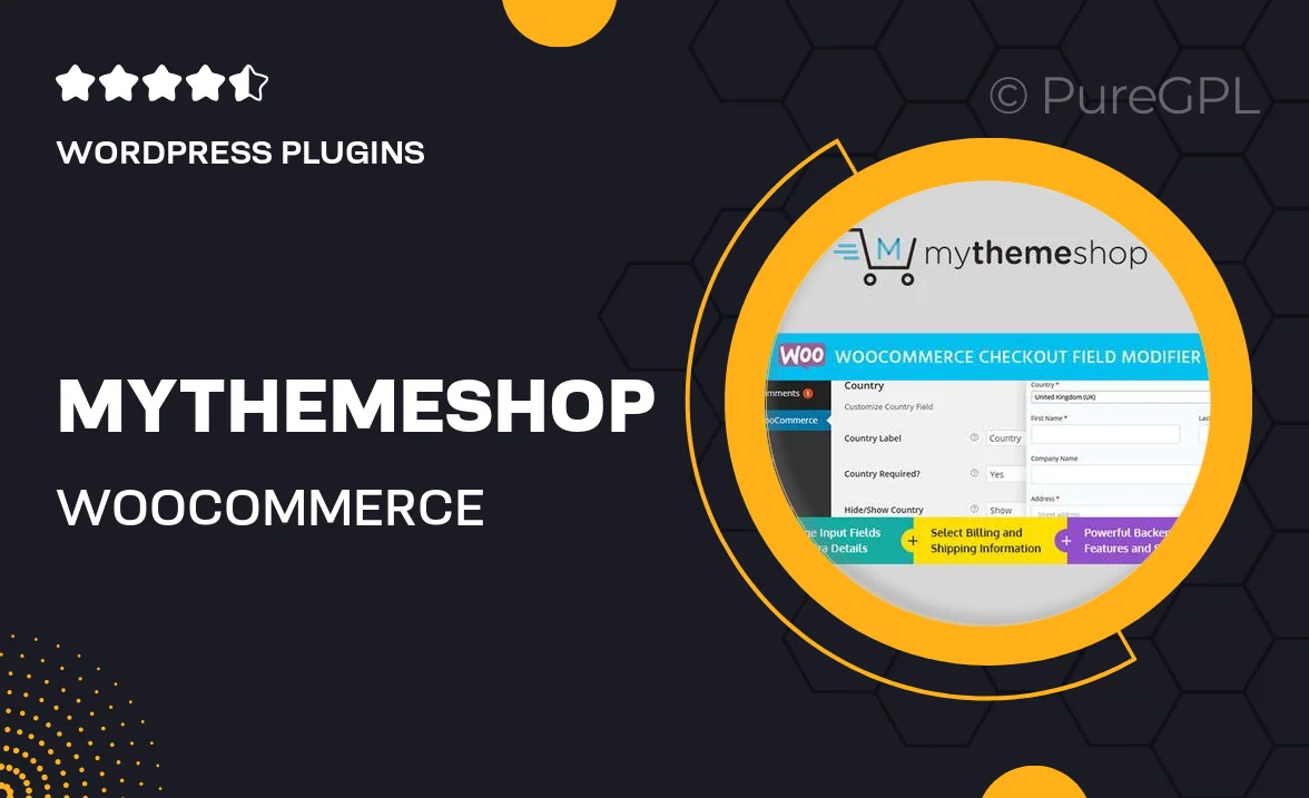 MyThemeShop WooCommerce Checkout Field Modifier