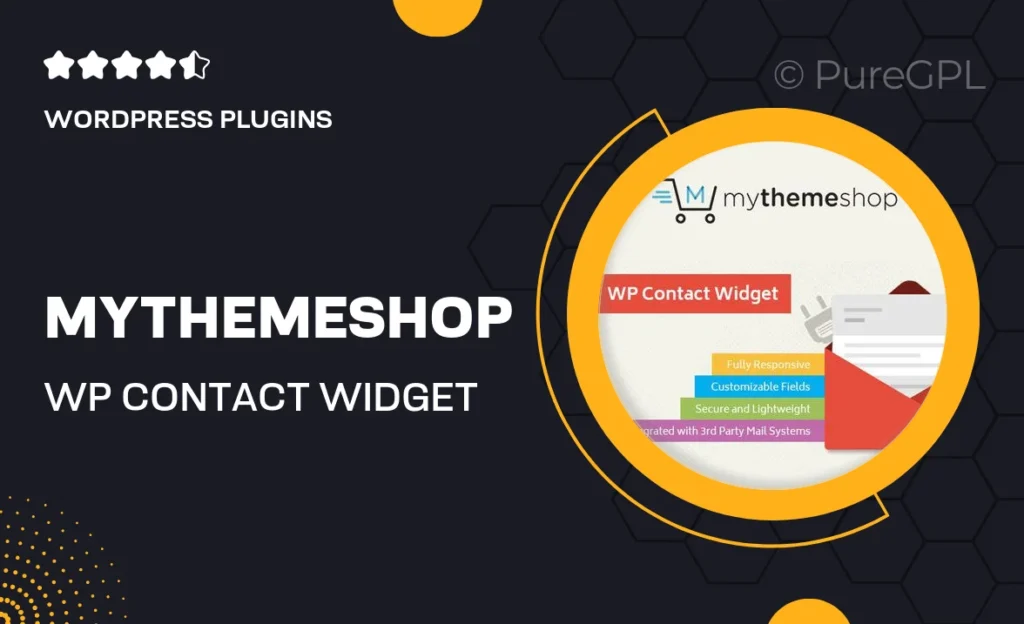 MyThemeShop WP Contact Widget 4 MyThemeShop WP Contact Widget