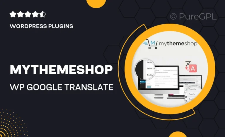 mythemeshop wp google translate